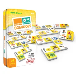 Educators Resource Junior Learning Homophone Match & Learn Dominoes - Dual Pack* Dominoes & Tiles Games