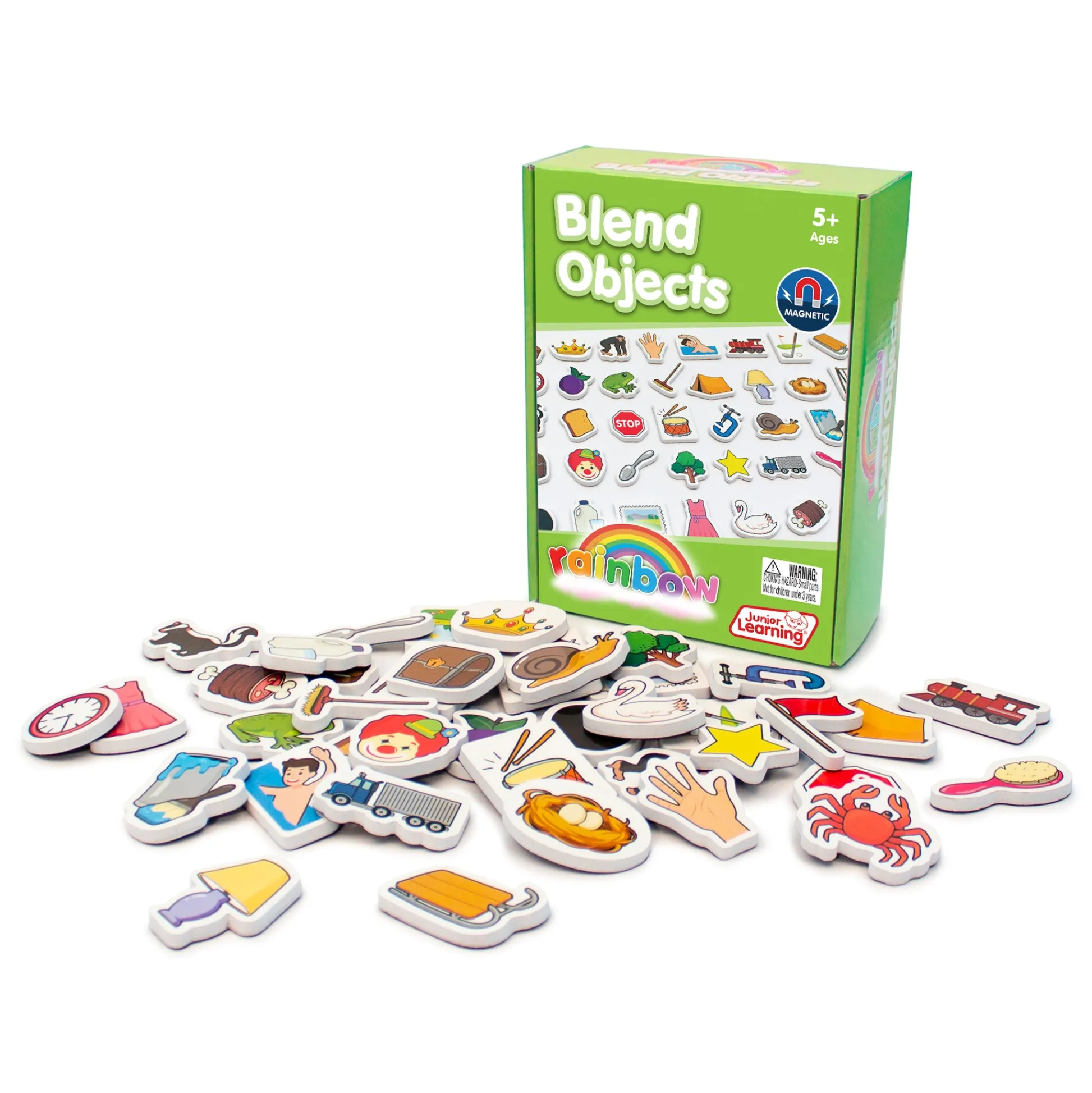 Educators Resource Junior Learning Magnetic Foam Blend Objects - Multicolor Educational Set* Preschool Education Toys & Activities