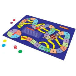 Educators Resource Junior Learning Math Board Games - Addition & Subtraction Adventure Pack of 2* Role-Playing Games|Board Games