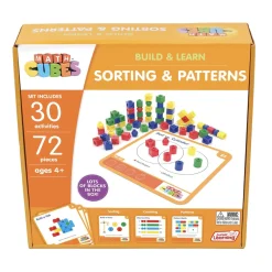 Flat River Group Junior Learning Mathcubes Set - Sorting & Patterns - 72 Pieces* Math Toys|Math, Counting & Time