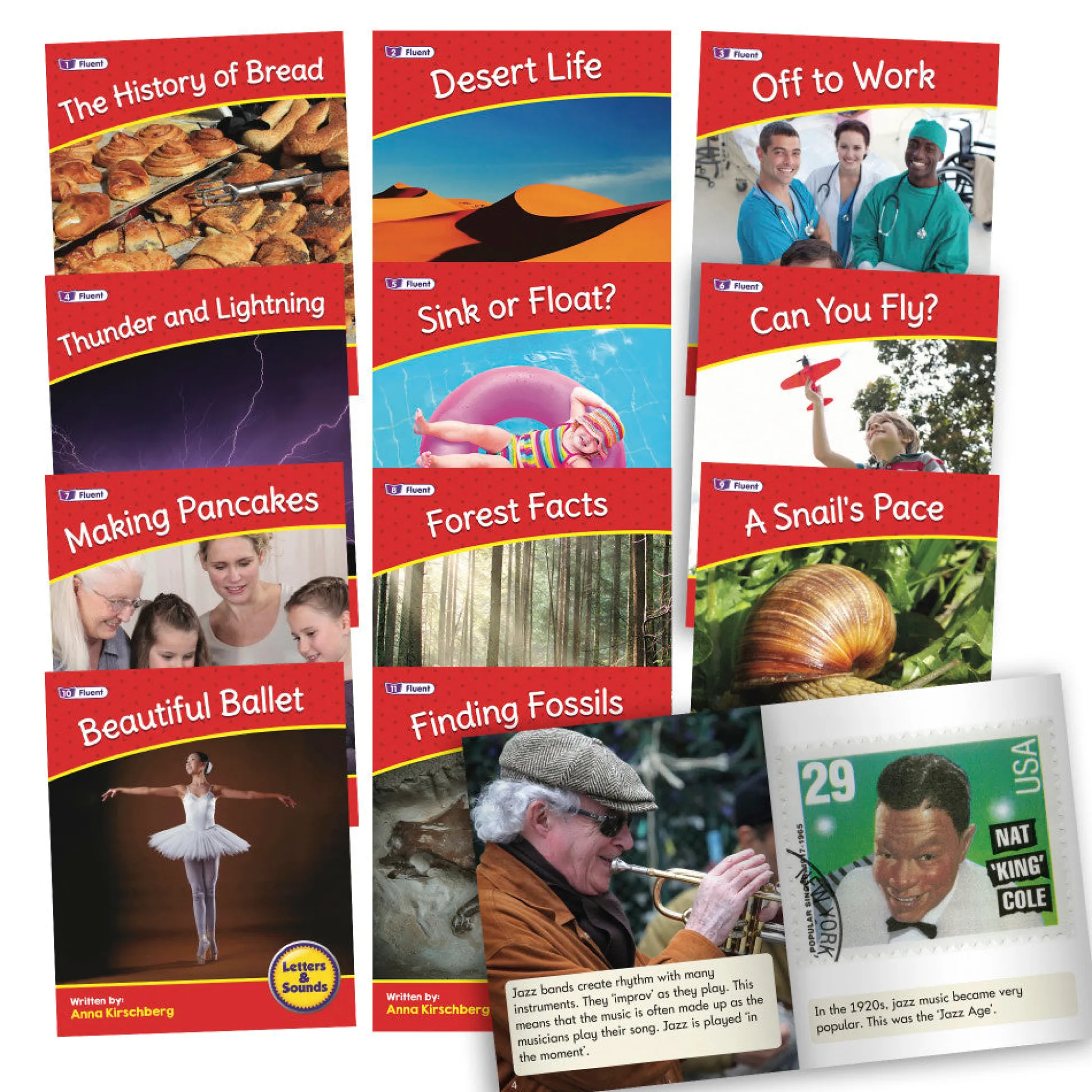 Flat River Group Junior Learning Phase 6 Set 2 - Non-Fiction Educational Learning Set* Reading, Writing & Speech