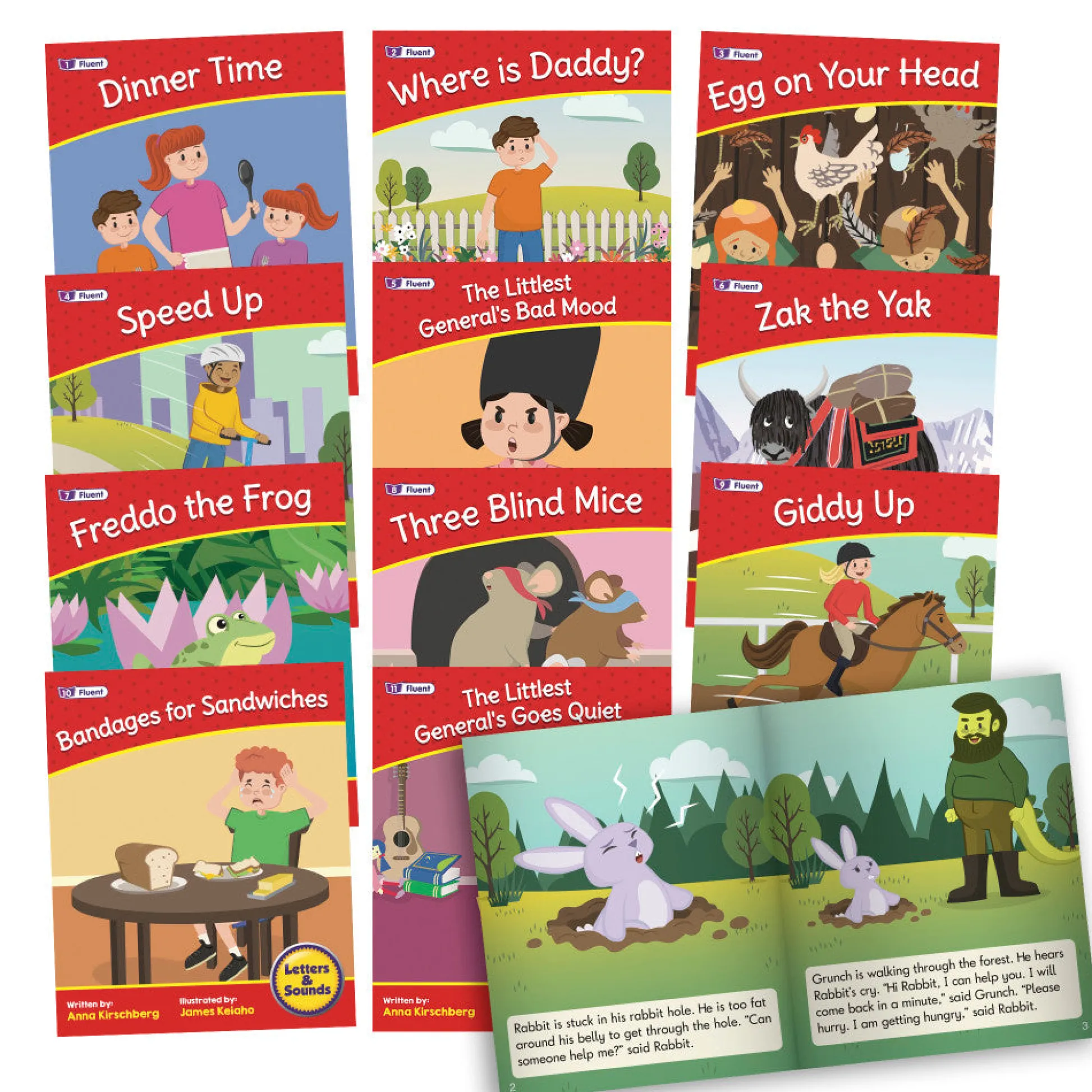 Flat River Group Junior Learning Phase 6 Set 2 - Fiction Readers Educational Set* Reading, Writing & Speech
