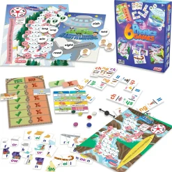 Educators Resource Junior Learning Phonics Extravaganza - 6 Interactive Learning Games* Preschool Education Toys & Activities