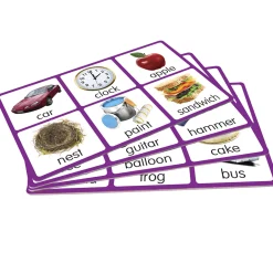 Educators Resource Junior Learning Picture Bingo - Colorful Matching Game - Multicolored, 2 Pack* Social & Emotional Skills|Preschool Education Toys & Activities