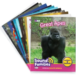 Flat River Group Junior Learning 12-Piece Decodable Readers Set - Long Vowels Non-Fiction* Reading, Writing & Speech