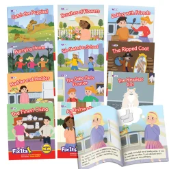 Flat River Group Junior Learning 12-Piece Decodable Readers Set - Suffixes & Prefixes* Reading, Writing & Speech