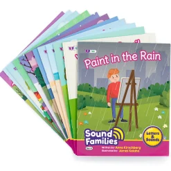 Flat River Group Junior Learning 12-Piece Long Vowel Sound Families Fiction Readers Set* Reading, Writing & Speech