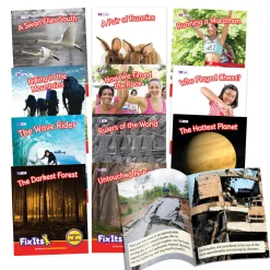 Flat River Group Junior Learning 12-Piece Non-Fiction Readers Set - Suffixes & Prefixes, Phase 6* Reading, Writing & Speech