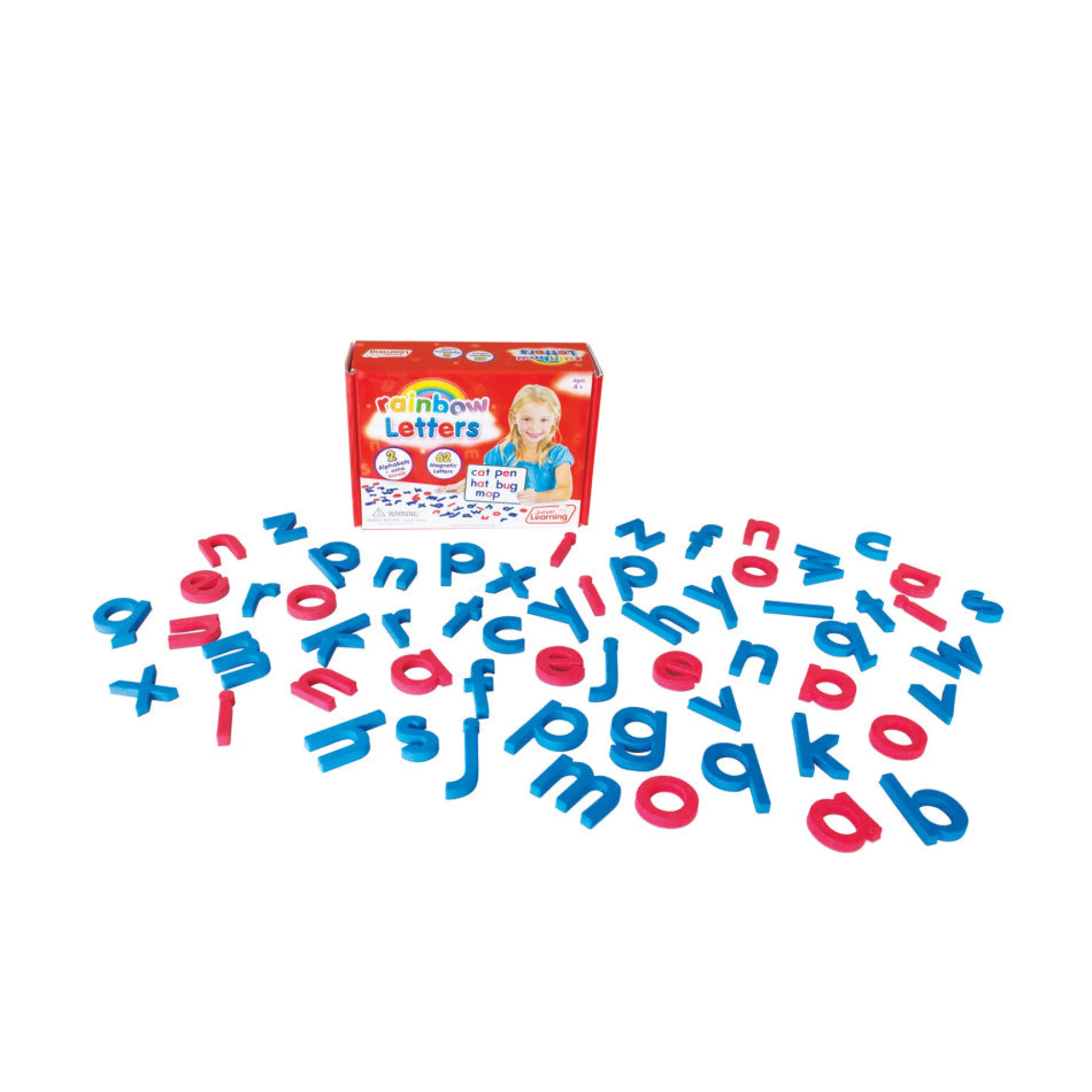 Flat River Group Junior Learning Rainbow Letters - Magnetic Alphabet Set for Ages 4-6* Preschool Education Toys & Activities