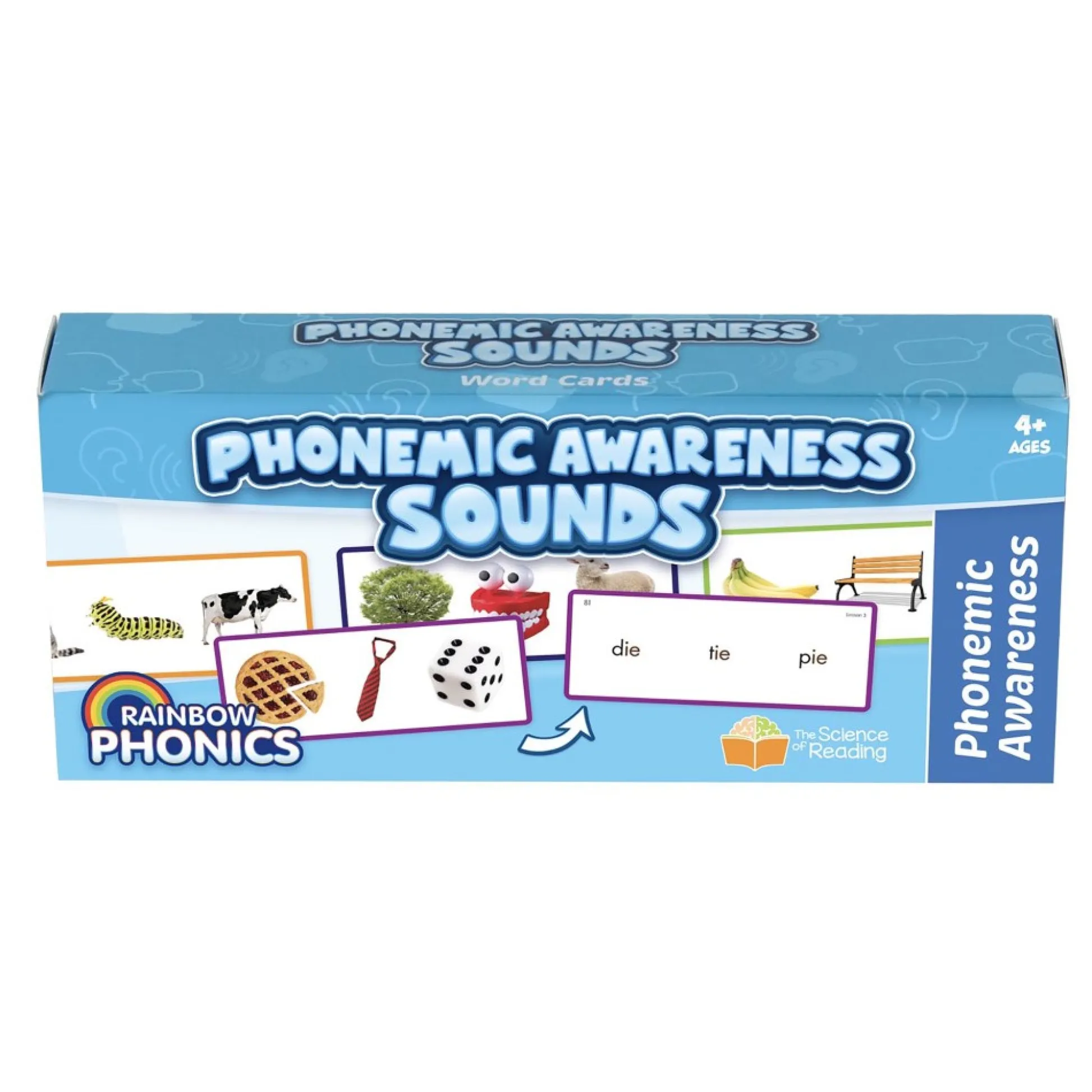 Flat River Group Junior Learning Rainbow Phonics - Phonemic Awareness Sounds - 101 Educational Word Cards* Preschool Education Toys & Activities