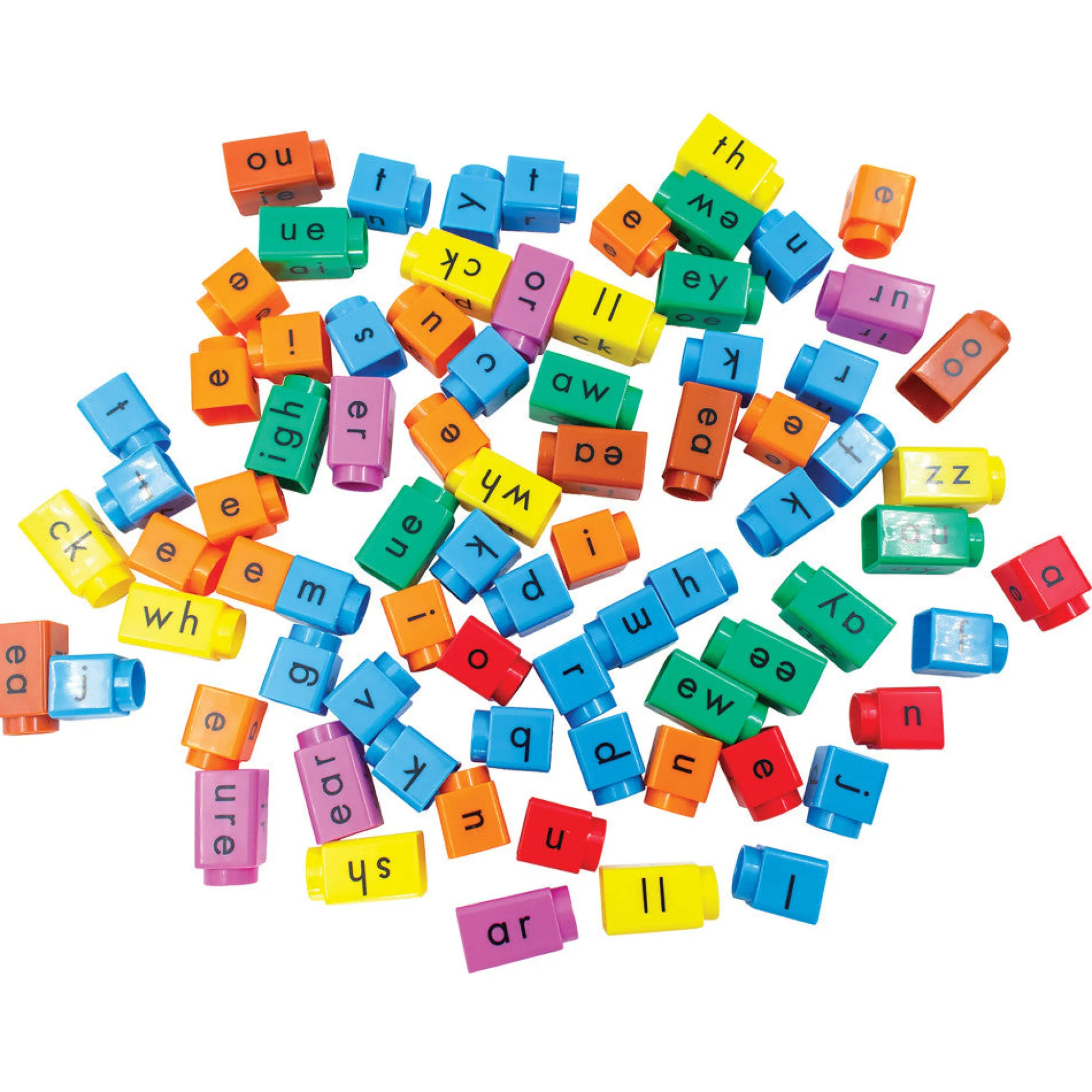 Flat River Group Junior Learning Rainbow Phonics Blox - Vowel Sounds Phase 5 - Educational Toy for Kids 5+* Preschool Education Toys & Activities