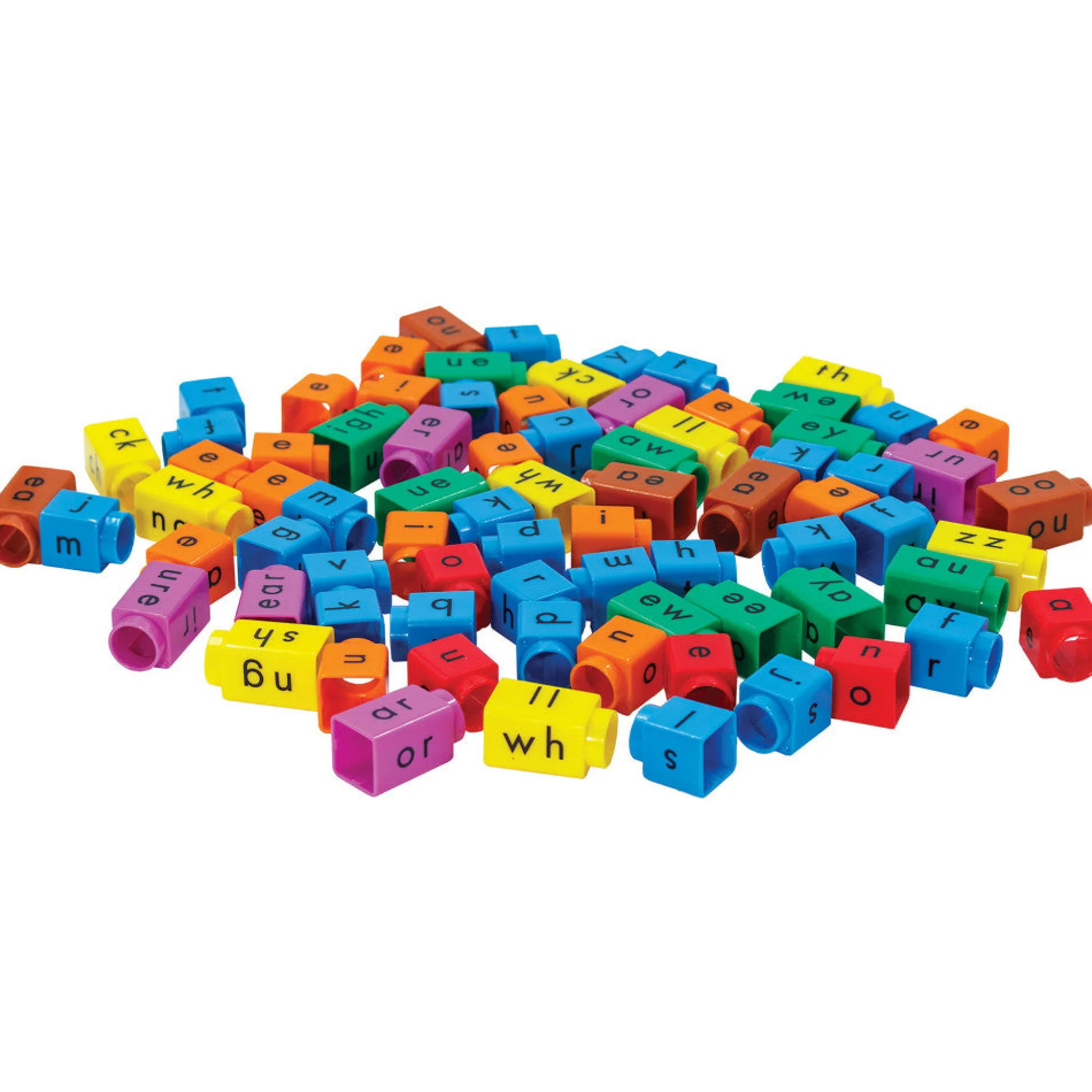 Flat River Group Junior Learning Rainbow Phonics Blox - Vowel Sounds Phase 5 - Educational Toy for Kids 5+* Preschool Education Toys & Activities