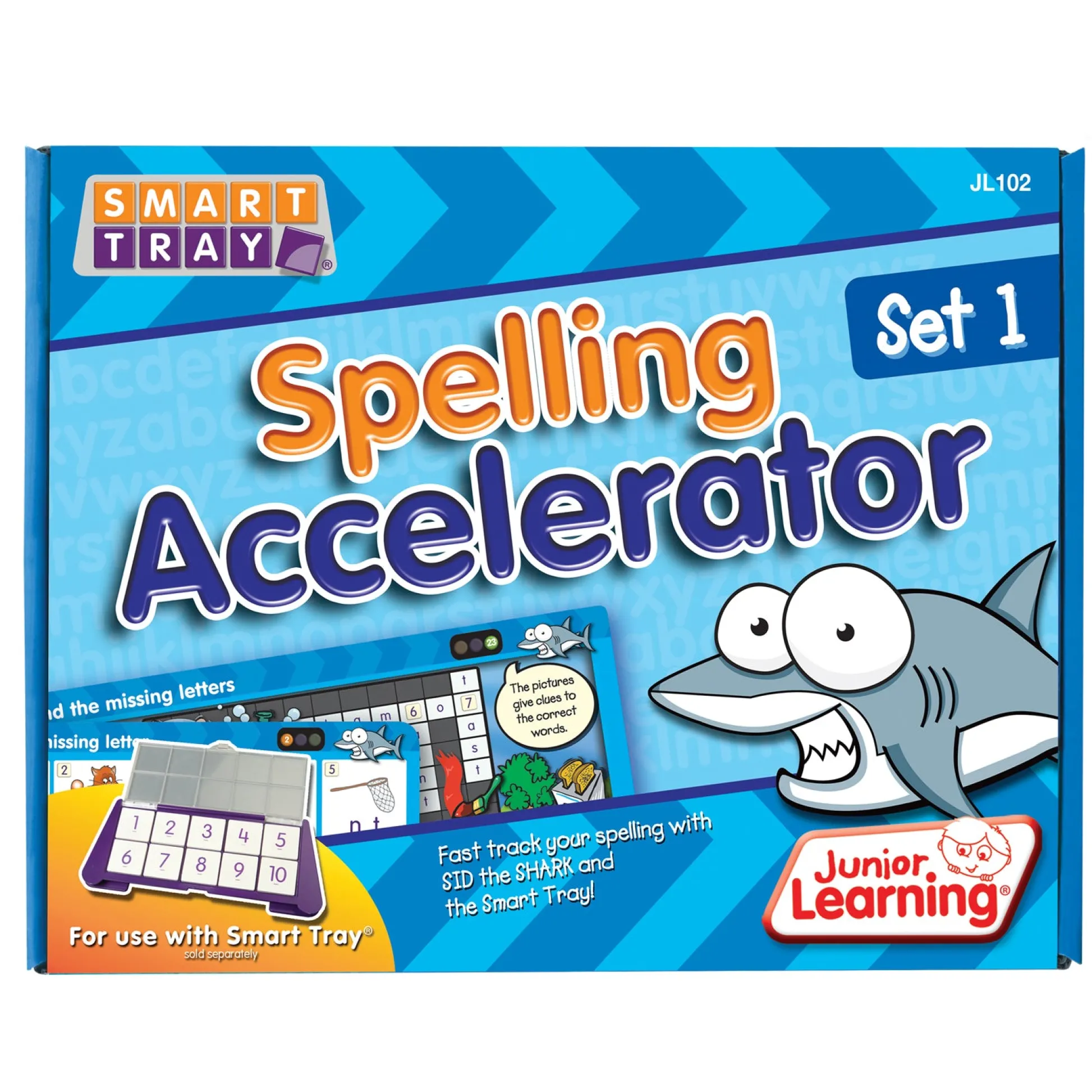 Educators Resource Junior Learning Smart Tray Spelling Accelerator Set 1 - Educational Toy* Preschool Education Toys & Activities