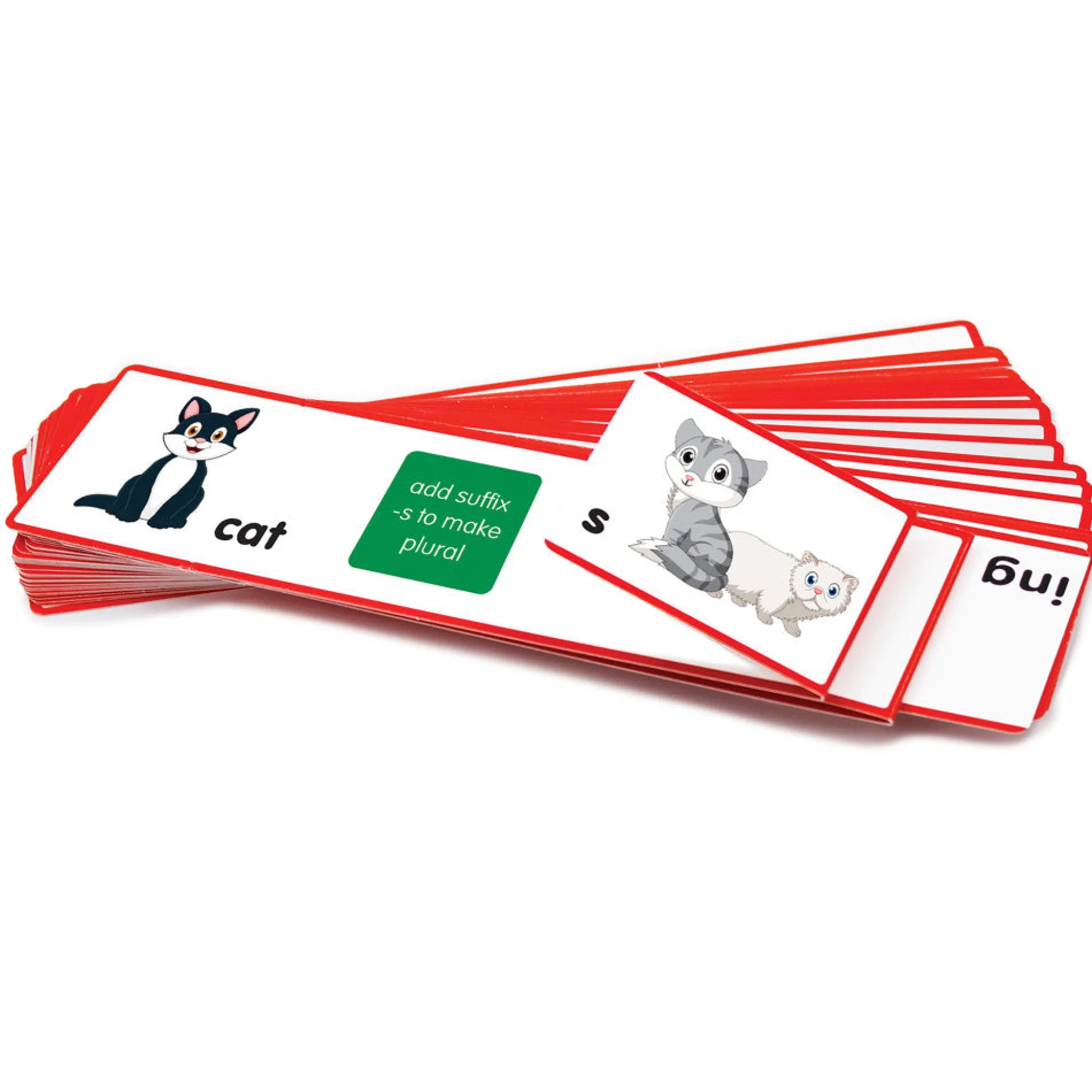 Flat River Group Junior Learning Suffix Flashcards - Educational Spelling Game* Reading, Writing & Speech