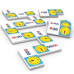 Educators Resource Junior Learning Time Dominoes Educational Game - 2 Sets* Dominoes & Tiles Games
