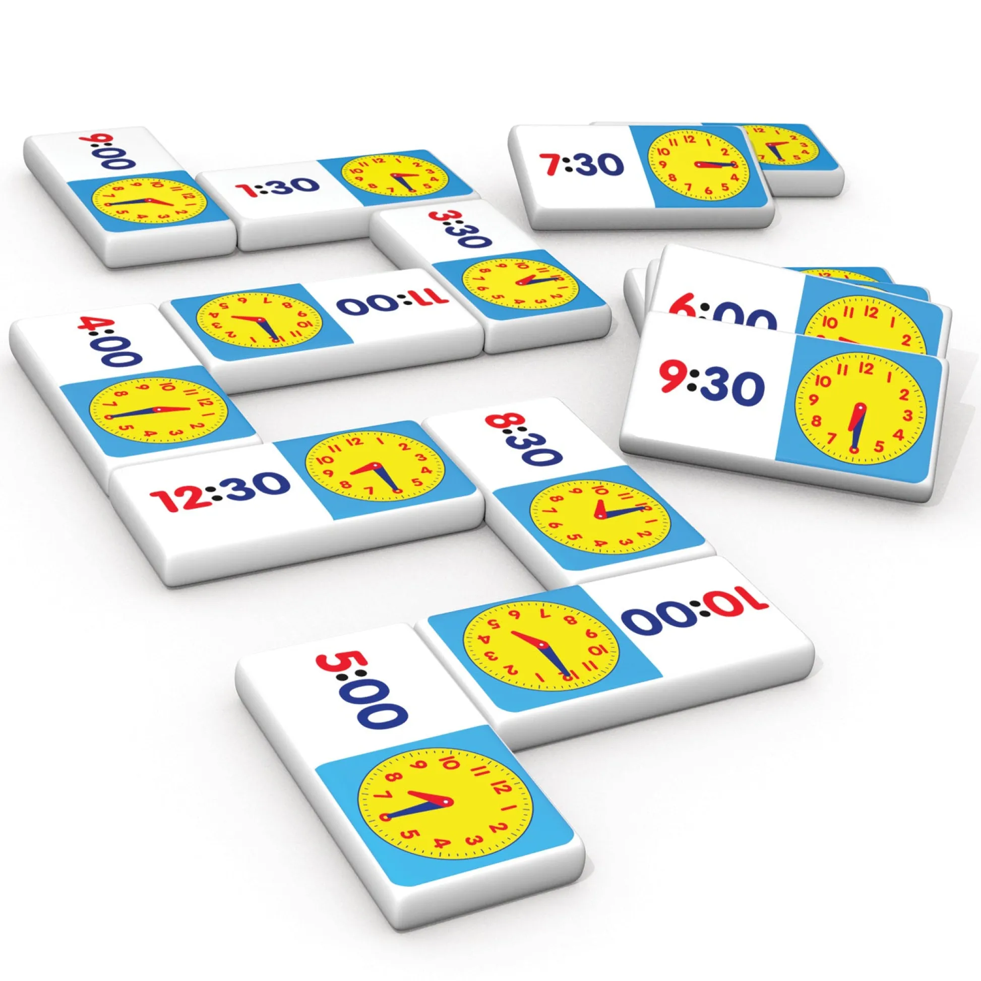 Educators Resource Junior Learning Time Dominoes Educational Game - 2 Sets* Dominoes & Tiles Games