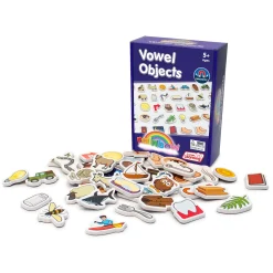Educators Resource Junior Learning Vowel Objects - 40 Magnetic Educational Pieces* Preschool Education Toys & Activities