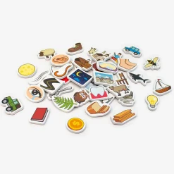 Educators Resource Junior Learning Vowel Objects - 40 Magnetic Educational Pieces* Preschool Education Toys & Activities