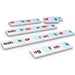 Educators Resource Junior Learning Word Family Dominoes - Educational Set for Kids - 2 Packs* Dominoes & Tiles Games