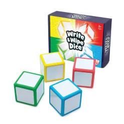 Flat River Group Junior Learning Write & Wipe Magnetic Dice - Colorful Educational Toy* Preschool Education Toys & Activities