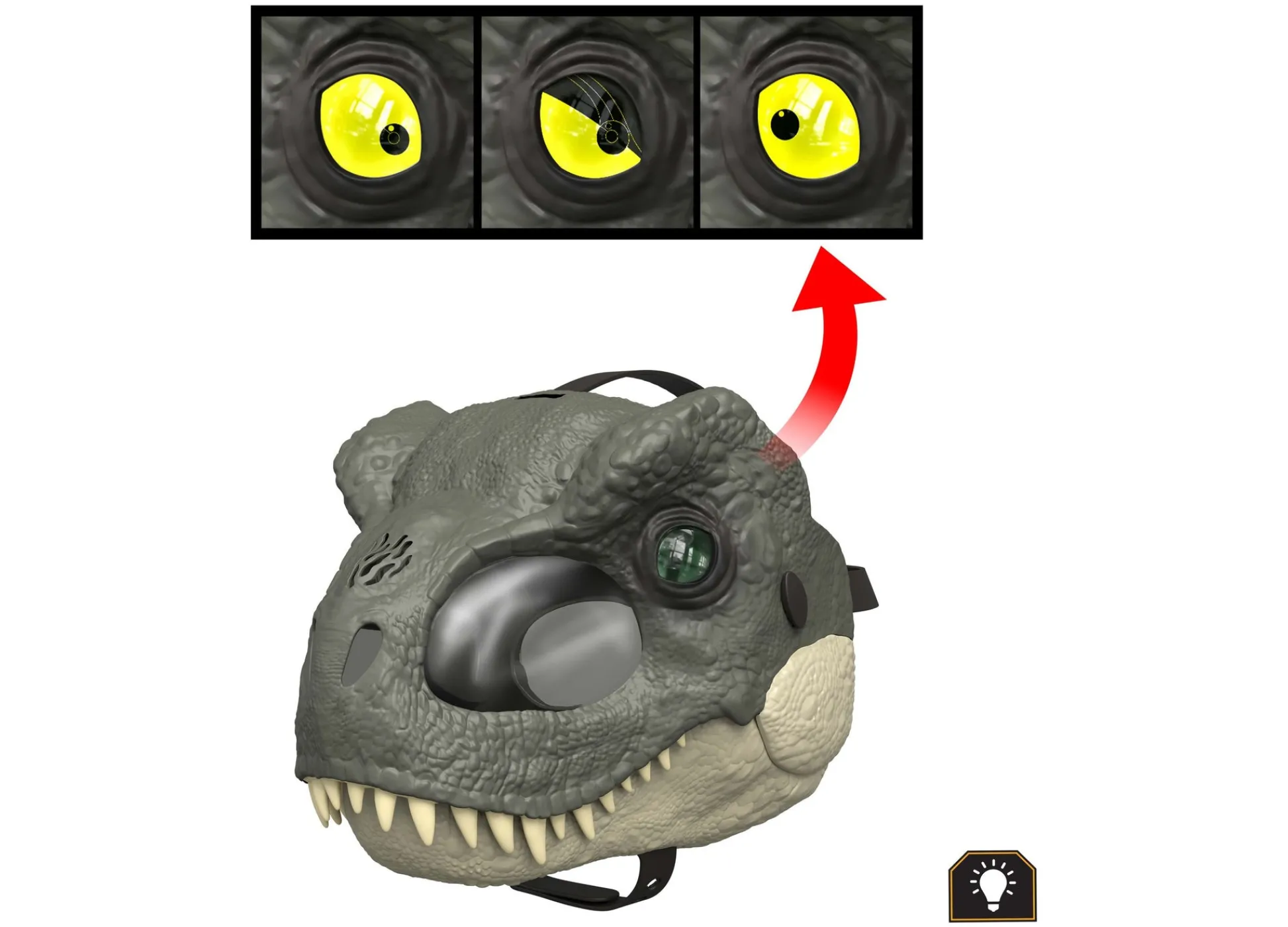 Macy's - Supplier Jurassic World Dominion T-Rex Chomp N Roar Mask - Interactive Costume* Dress Up & Accessories|Dress Up