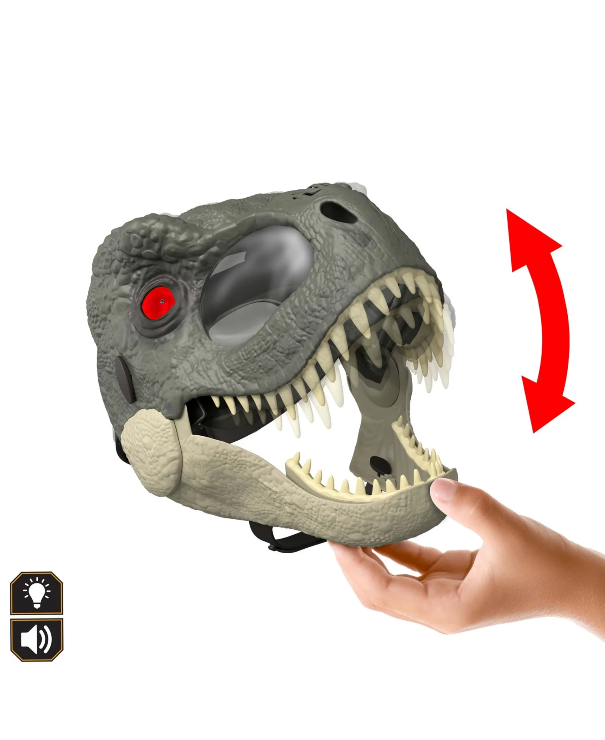Macy's - Supplier Jurassic World Dominion T-Rex Chomp N Roar Mask - Interactive Costume* Dress Up & Accessories|Dress Up