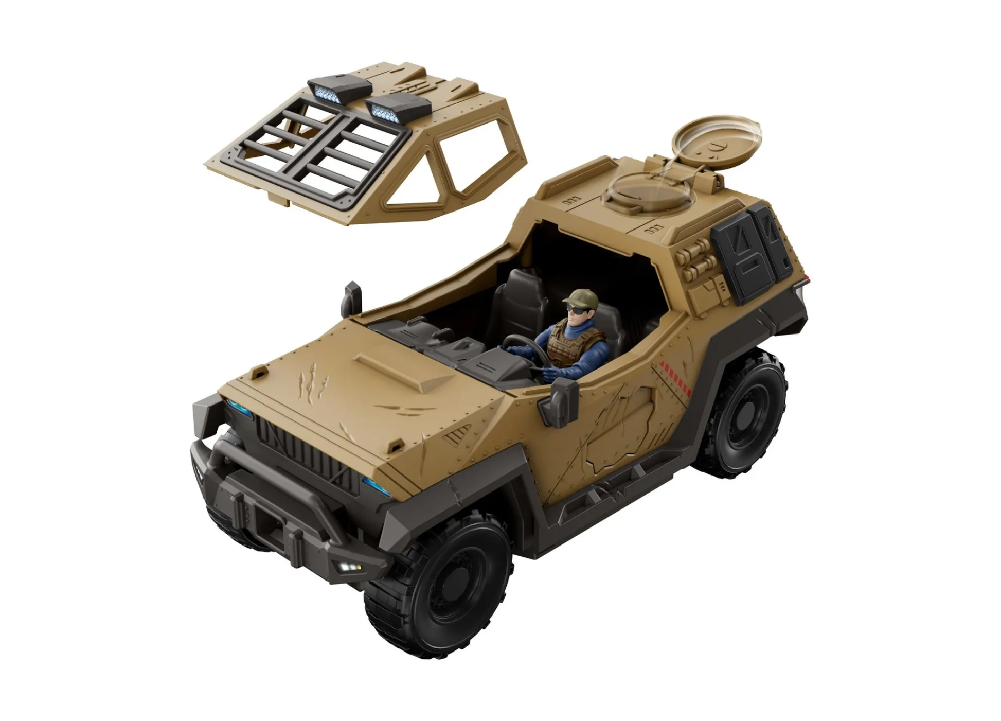 Macy's - Supplier Jurassic World Mission Mayhem Truck with Detachable Claw and Einiosaurus Figure* Playsets & Vehicles