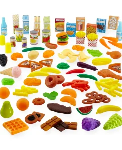 Macy's - Supplier Just Like Home 120-Piece Deluxe Play Food Set – Ultimate Kitchen Pretend Play* Kitchens & Play Food|Dress Up