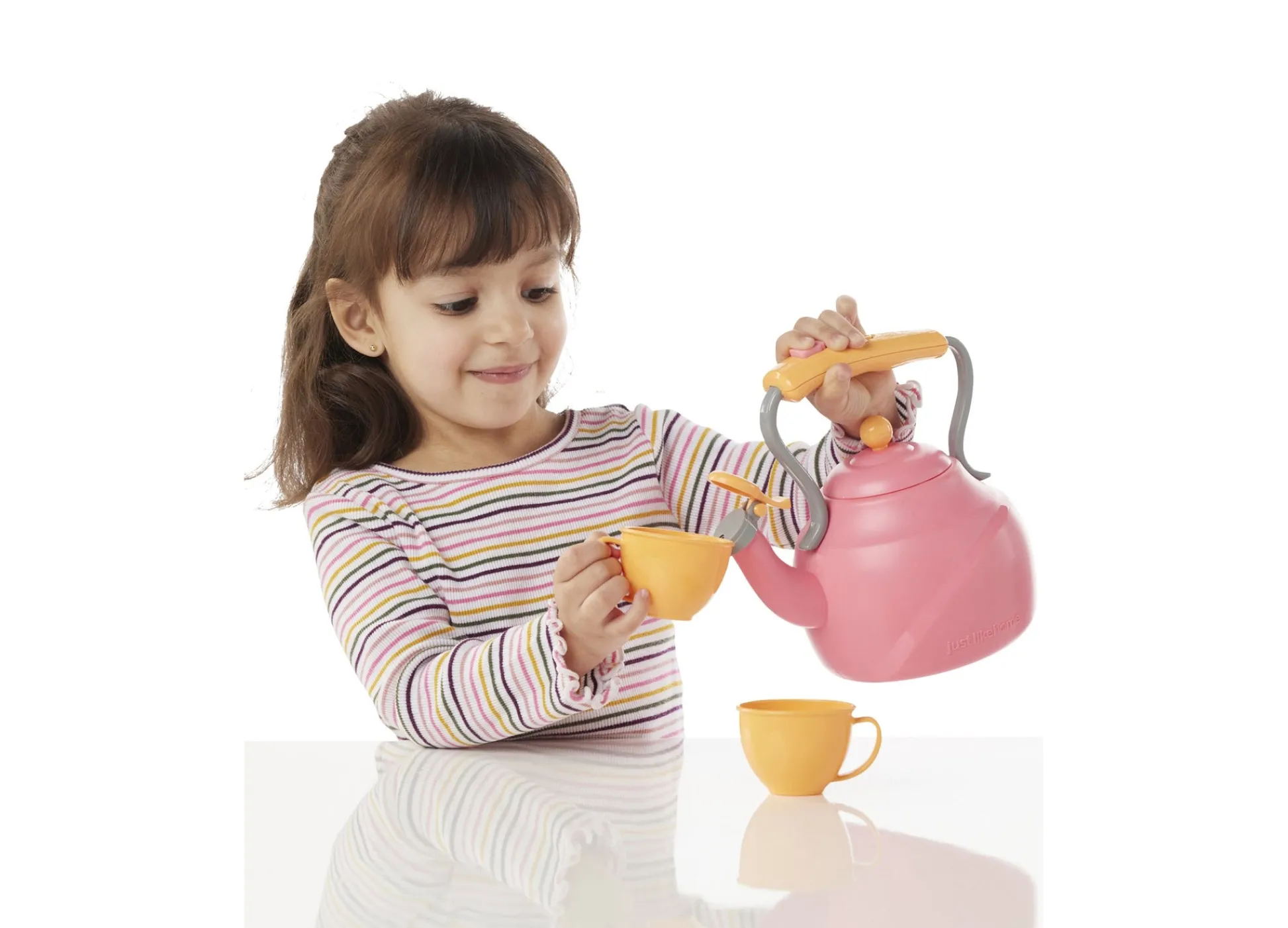 Macy's - Supplier Just Like Home Whimsical Tea Kettle Playset* Kitchens & Play Food|Dress Up