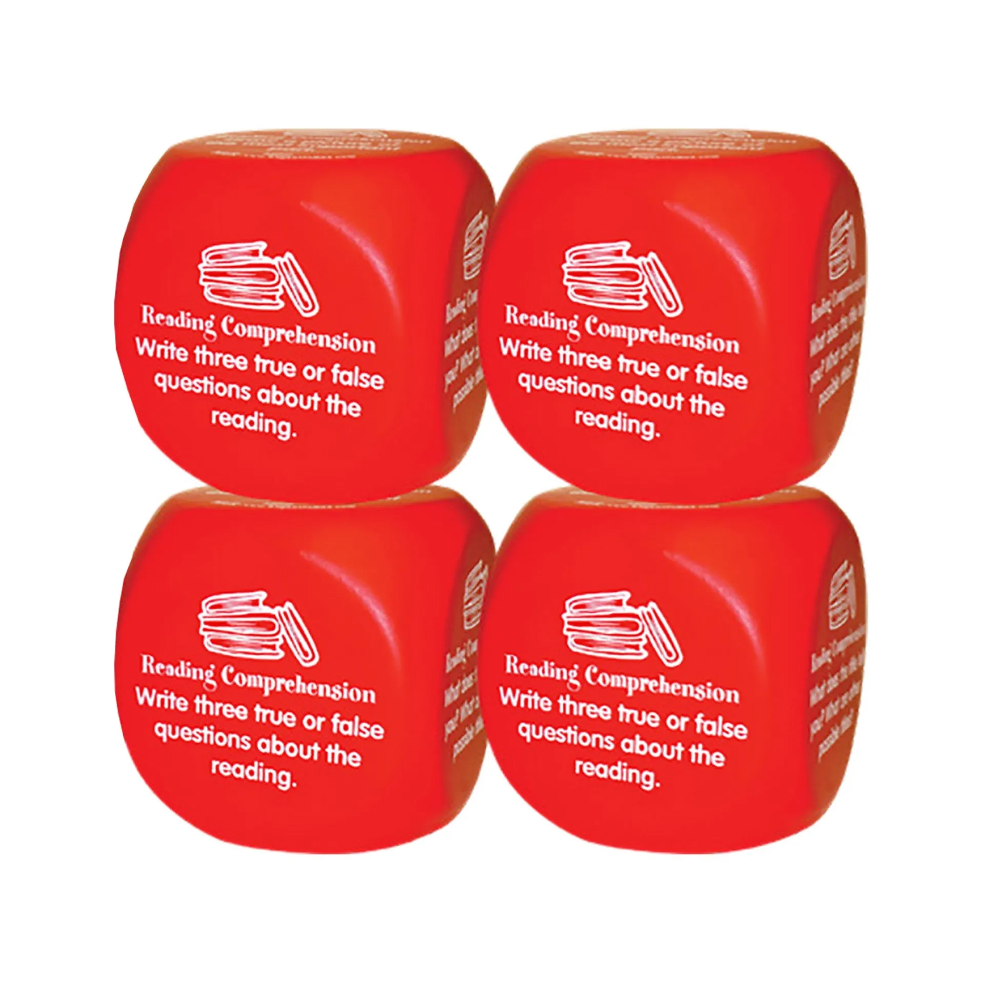 Educators Resource Kagan Publishing Reading Comprehension Cube - Super-Fun Learning - Set of 8* Reading, Writing & Speech
