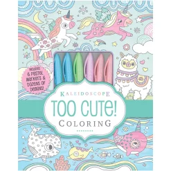 Readerlink Distribution Services Kaleidoscope Adorable Animals Coloring Kit with Pastel Markers* Reading, Writing & Speech