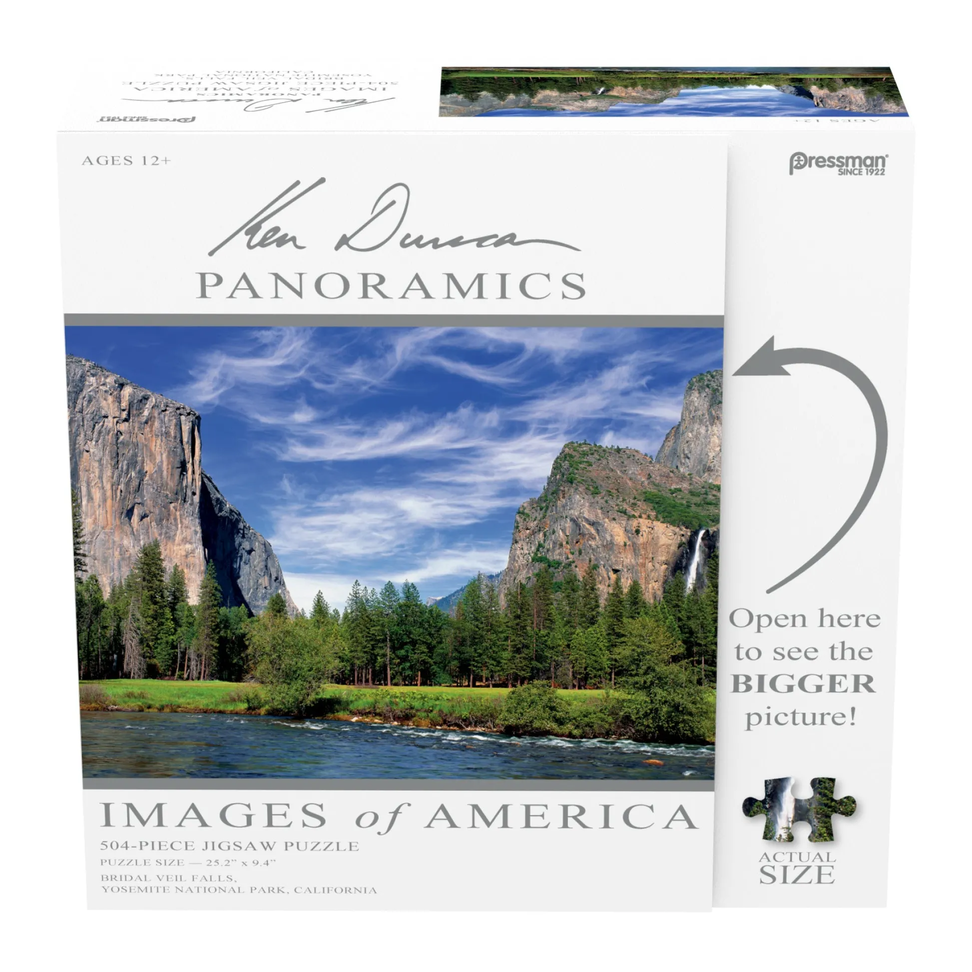 AreYouGame Ken Duncan Panoramics Yosemite Bridal Veil Falls Puzzle - 504 pc* Puzzles