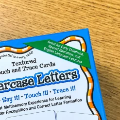Educators Resource Key Education Textured Touch and Trace Cards - Lowercase Alphabet Learning Set* Reading, Writing & Speech