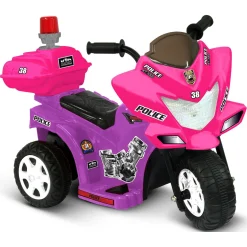 The Distribution Solutions Kid Motorz 6V Lil Patrol Ride-On in Purple & Pink with Siren and Storage Box* Ride-Ons|Ride-Ons & Push-Pull Toys