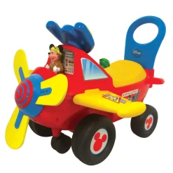 Flat River Group Kiddieland Disney Mickey Mouse Clubhouse Plane Light & Sound Activity Ride-On* Preschool Education Toys & Activities|Preschool Vehicles