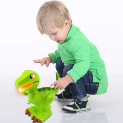 Flat River Group Kiddieland Light N' Sound Roar N' Go T-Rex Dinosaur Toy* Preschool Education Toys & Activities|Preschool Figures & Playsets