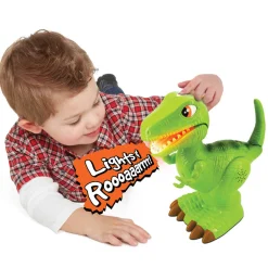 Flat River Group Kiddieland Light N' Sound Roar N' Go T-Rex Dinosaur Toy* Preschool Education Toys & Activities|Preschool Figures & Playsets
