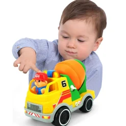 Flat River Group Kiddieland Lights & Sounds Motorized Cement Mixer Toy* Preschool Vehicles|Preschool Education Toys & Activities