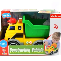 Flat River Group Kiddieland Motorized Light & Sound Dump Truck - Interactive Construction Toy* Farm & Construction Vehicles