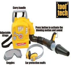 Flat River Group Kids' Power Backpack Leaf Blower - Realistic Yard Work Play* Tools & Workshops|Dress Up