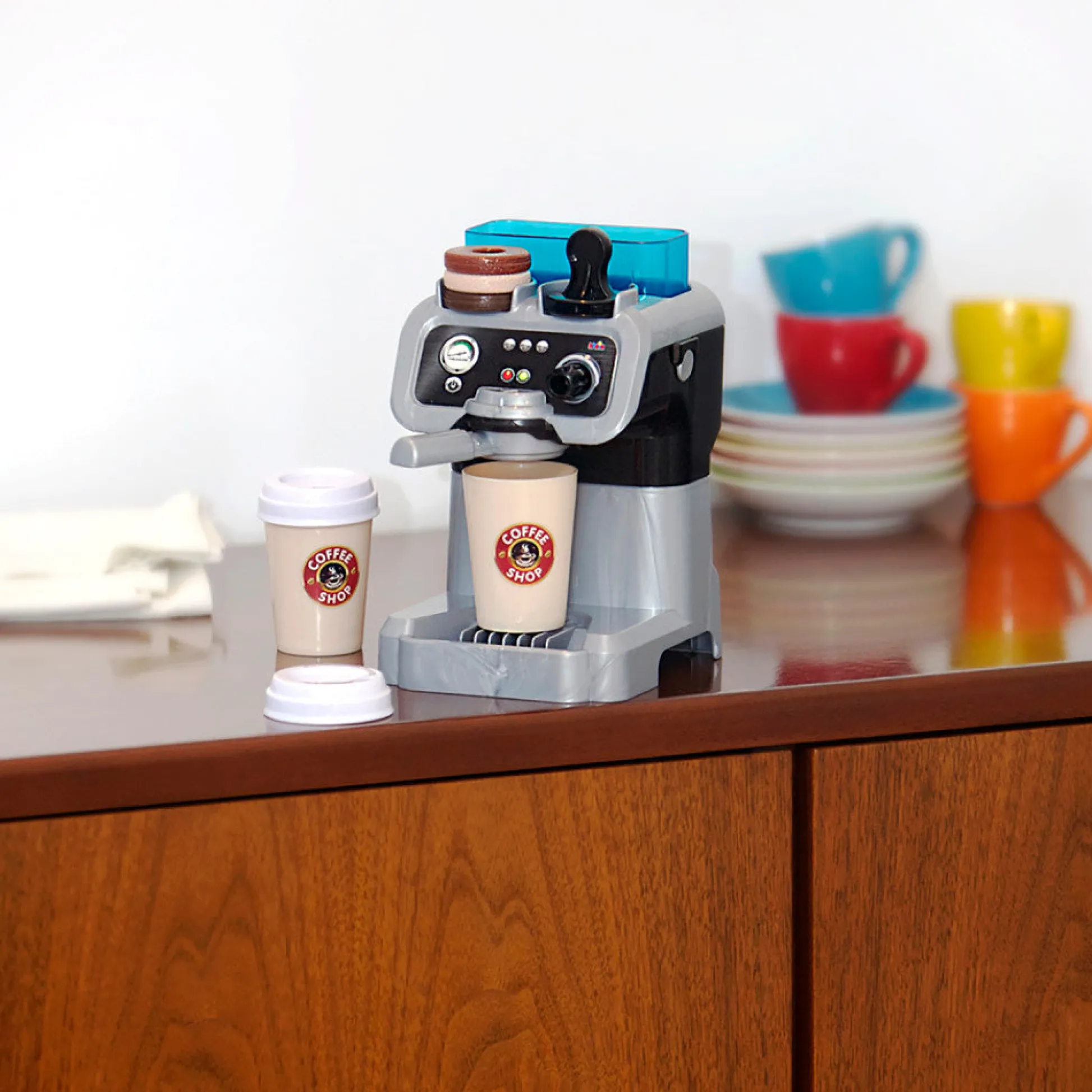 Flat River Group Klein Barista Espresso Machine - Play Kitchen Appliance Toy for Kids Ages 3+* Kitchens & Play Food|Dress Up