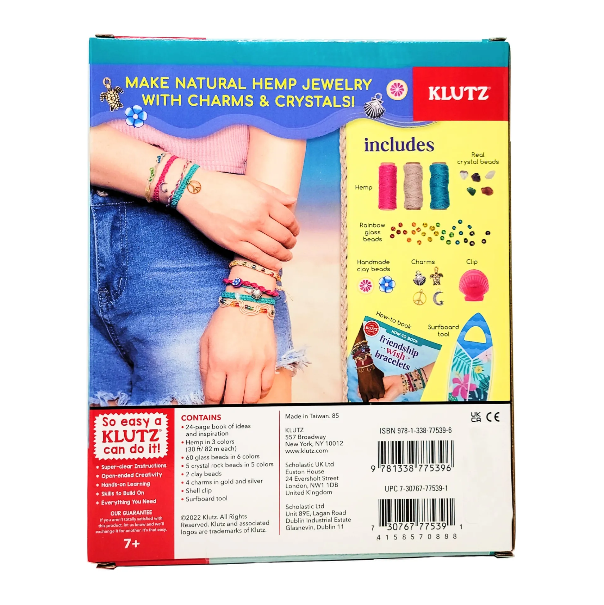 AreYouGame Klutz Beach-Chic Friendship Wish Bracelet Crafting Kit* Crafts & Activities