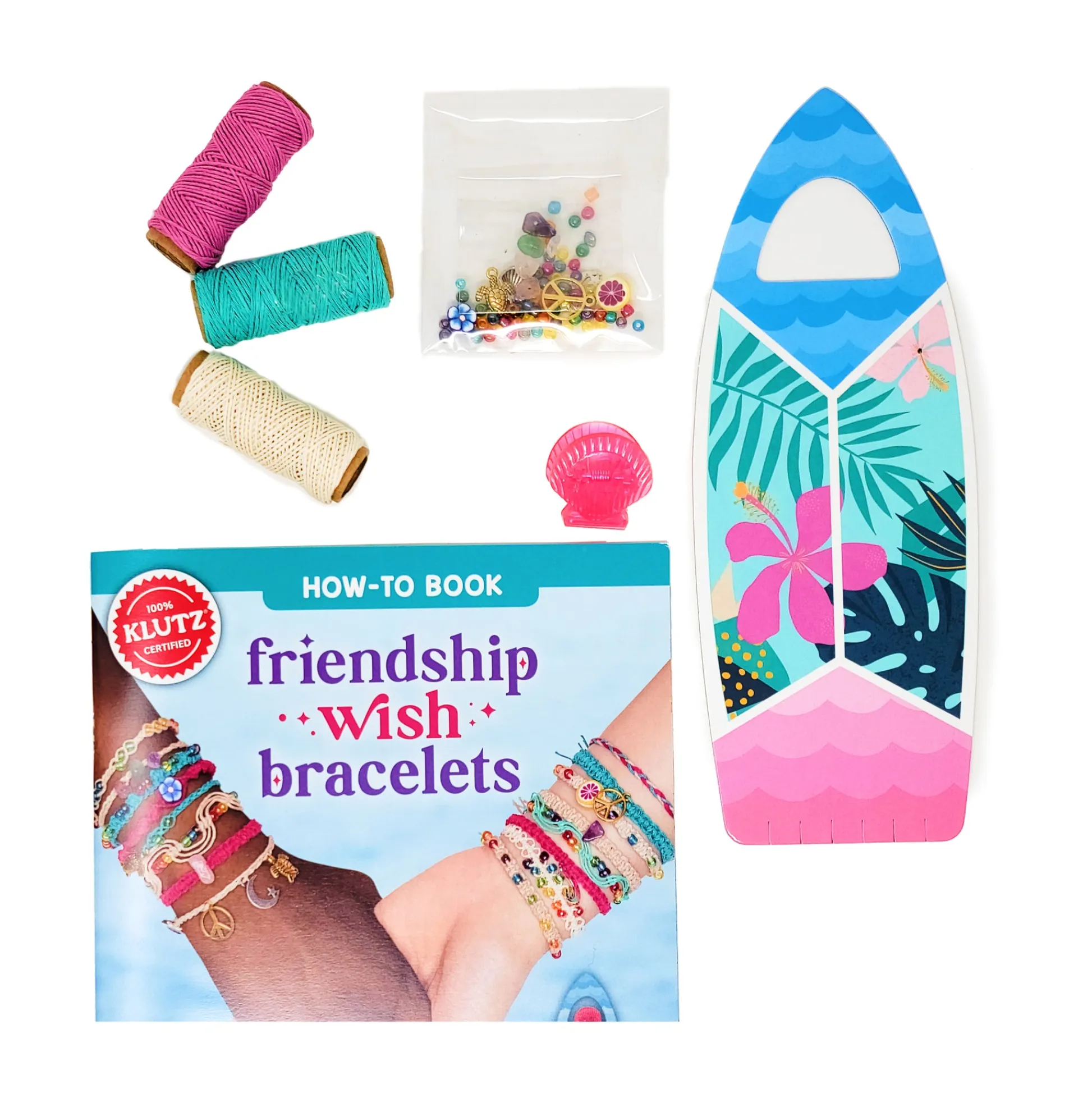 AreYouGame Klutz Beach-Chic Friendship Wish Bracelet Crafting Kit* Crafts & Activities