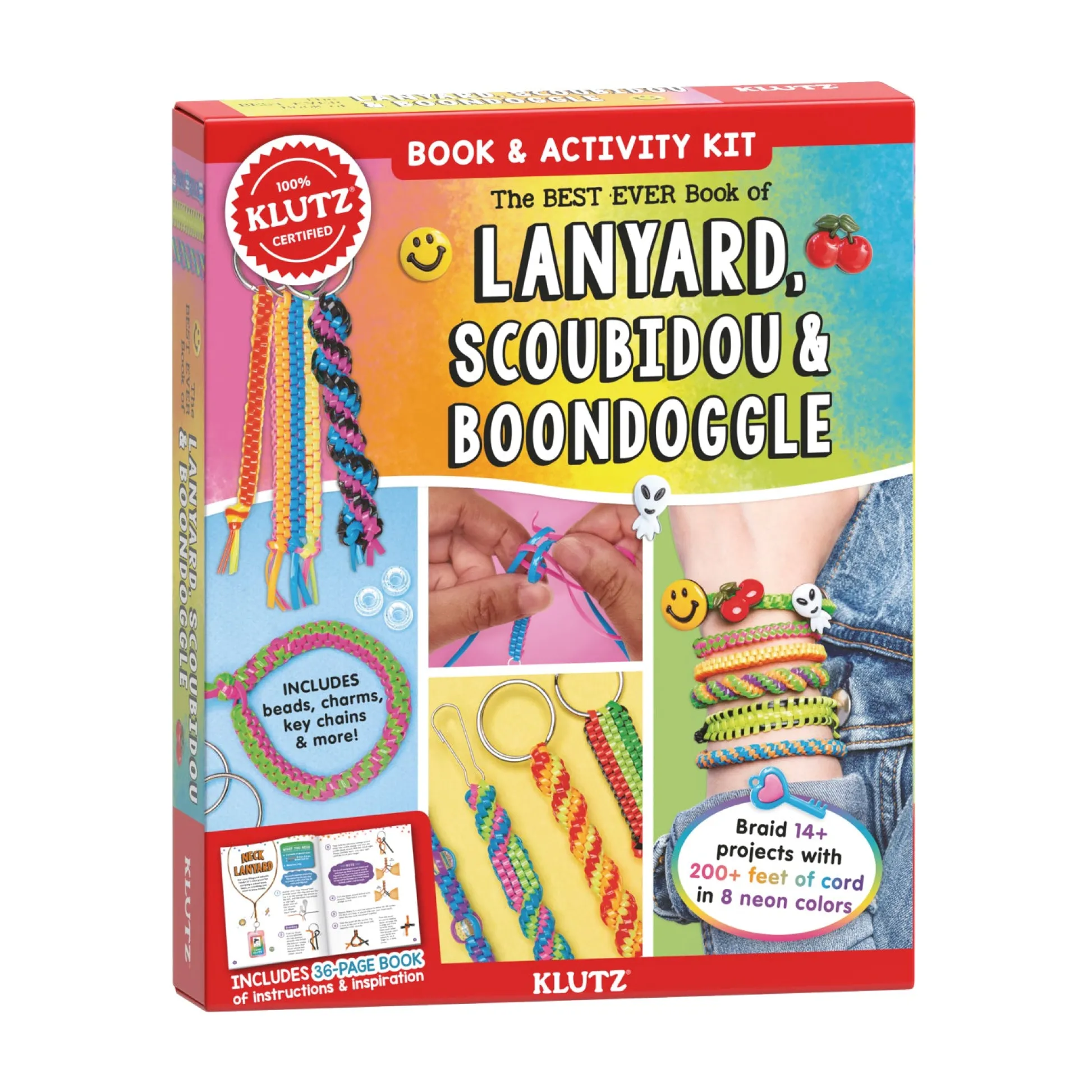 AreYouGame Klutz Best Ever Lanyard, Scoubidou & Boondoggle Craft Book*Kids Kids Books|Crafts & Activities