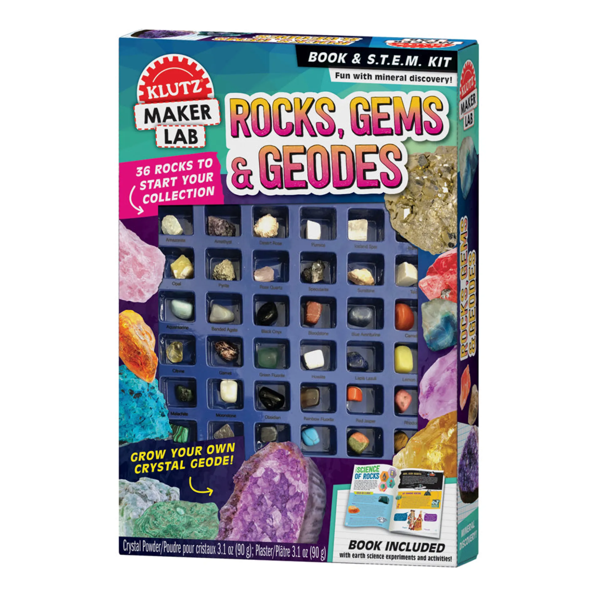 AreYouGame Klutz Maker Lab Rocks, Gems & Geodes Science Kit* Science & Discovery