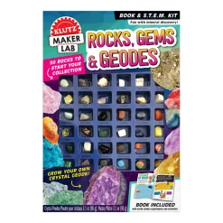 AreYouGame Klutz Maker Lab Rocks, Gems & Geodes Science Kit* Science & Discovery