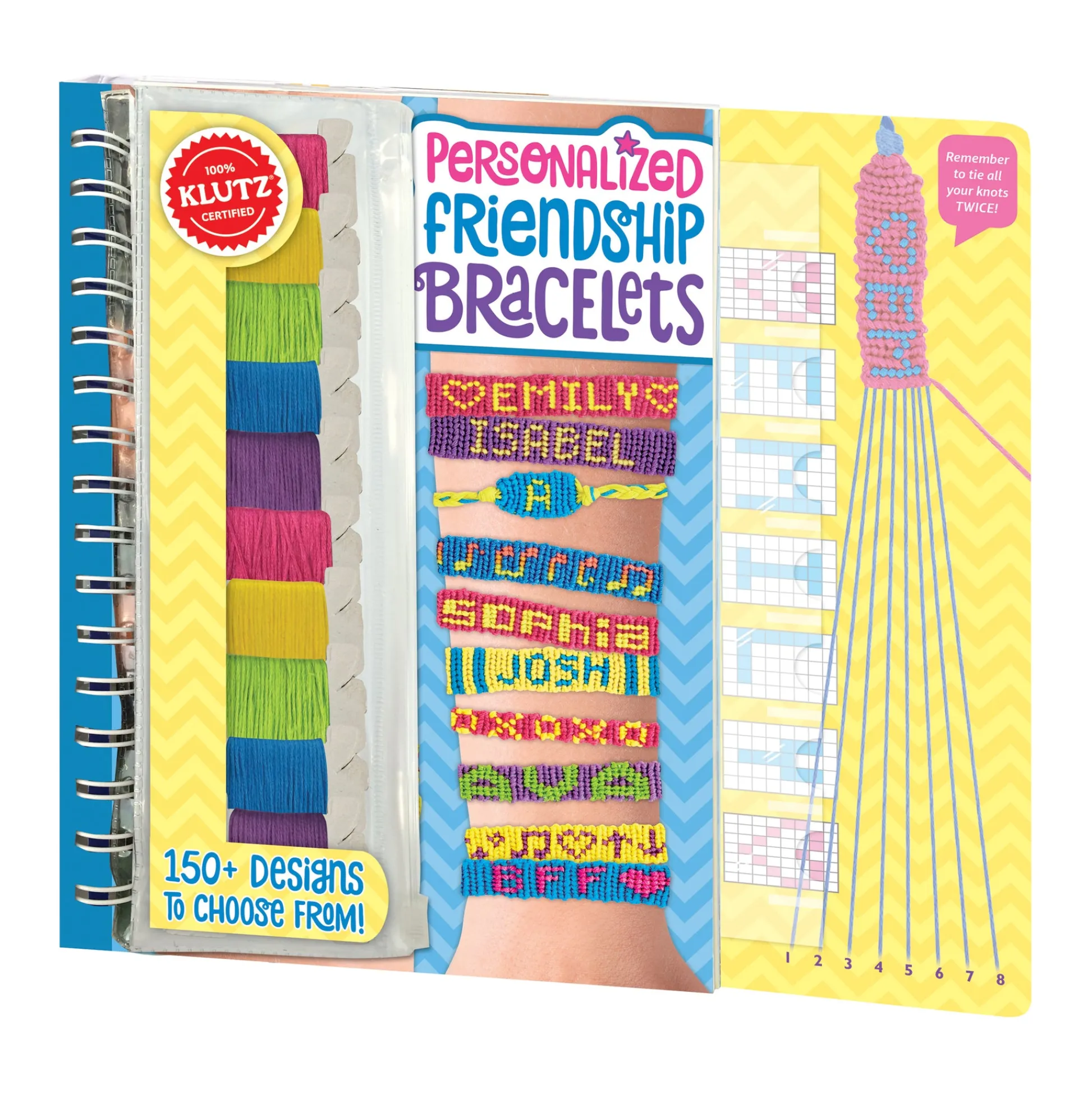 AreYouGame Klutz Personalized Friendship Bracelet Maker Kit* Crafts & Activities