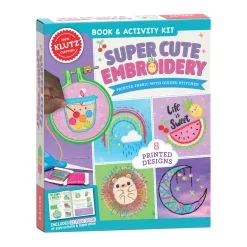 AreYouGame Klutz Super Cute Embroidery Starter Kit - Complete Craft Set* Crafts & Activities