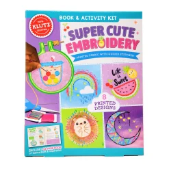AreYouGame Klutz Super Cute Embroidery Starter Kit - Complete Craft Set* Crafts & Activities