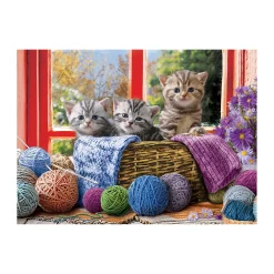 AreYouGame Knittin' Kittens Yarn Adventure Jigsaw Puzzle - 500 pc* Puzzles